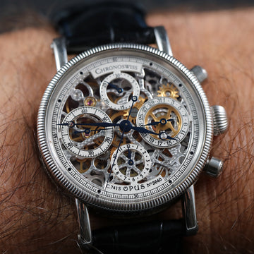 ChronoSwiss Opus Chronograph with Ref CH7523S – Cal 741 – Skeleton - Serviced