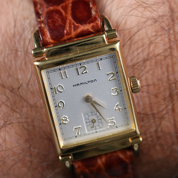 Hamilton tank NOS – Ref 6272 - Gold filled – Quartz – 1990’s