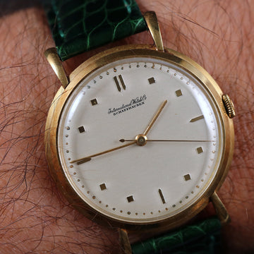 IWC - International Watch Co – 18k solid yellow gold with caliber C89