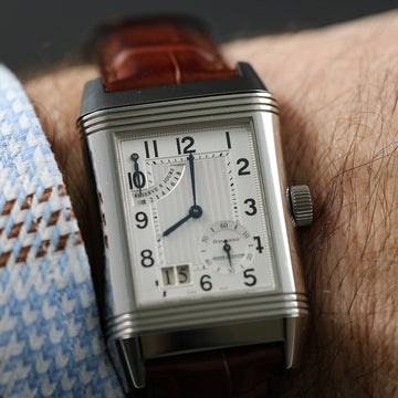 Jaeger Lecoultre Reverso Grande Date – Ref 240.8.15 in stainless steel – Full Set