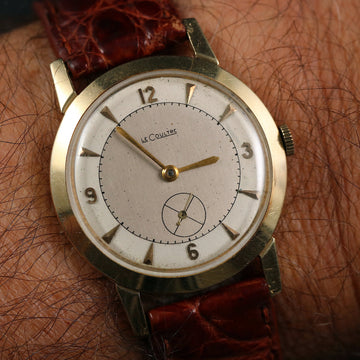 Rare Lecoultre – 14K YG – 1950’s – Cal 480 / CW - Serviced