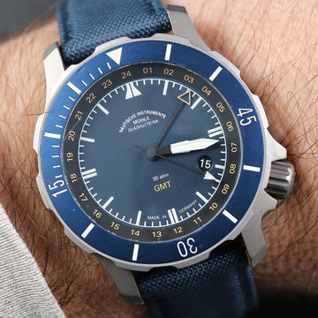 Muhle Glashutte Nautische Instrumente Seebataillon GMT M1 28-62 KB – Titanium – Full Set
