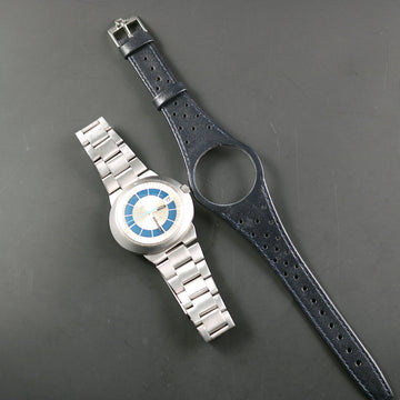 Omega Geneve Dynamic - Cal 565 - SS – 1970 – 41mm – with original bracelet and blue strap – Serviced