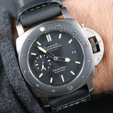 Panerai Submersible Amagnetic – PAM 00389 - Titanium – LE 863/1000 - 47mm – 2013 – Full Set