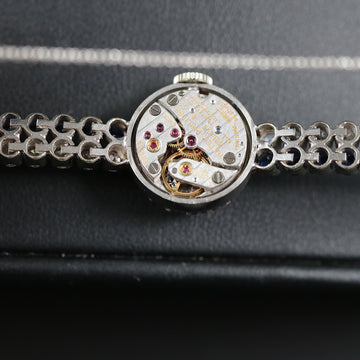 Patek Philippe Cocktail watch with diamond and sapphire – 18K WG – Cal 13.5-320 – 1960’s