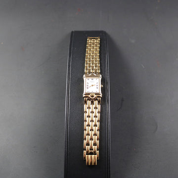 Raymond Weil tank with ref 5857 – 18K YG Electroplated - Quartz movt - Serviced