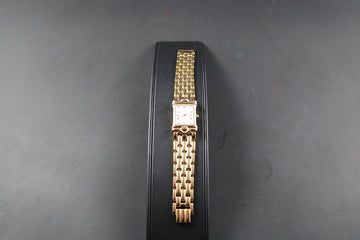 Raymond Weil tank with ref 5857 – 18K YG Electroplated - Quartz movt - Serviced