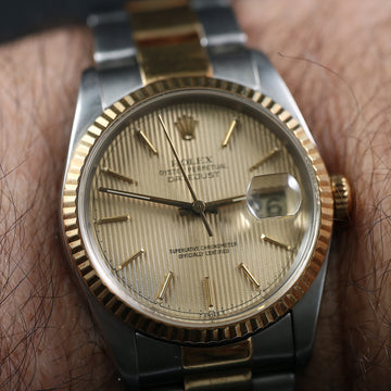 Rolex Oyster Perpetual Datejust SS and gold – Ref 16233 – 1990