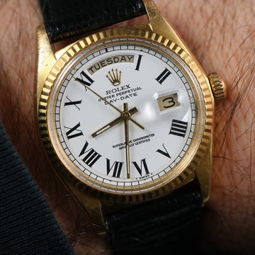 Rolex Oyster Perpetual Day Date President Ref 1803 in 18K YG - Buckley dial – 1968 - Serviced