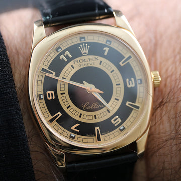 Rolex Cellini Danaos XL - 18K YG -Ref 4243-8 - Caliber 1602- Fully serviced