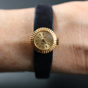 Rolex with Ref 2059 Orchid Cameleon in 18K YG - Cal 1400 – 1973 – Full Set