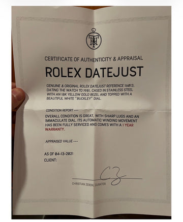Rolex Oyster Perpetual Datejust 16013 – Buckley - 2 tons SS and 18K YG – Cal 3035 – 1981