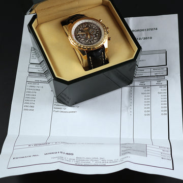 Breitling Bentley Le Mans – Ref K22362– 18K YG – LE 09/24 – Cal 22 - Full Set