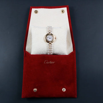Cartier Colisee with reference 1989 1 – Pearl bracelet – Quartz movt