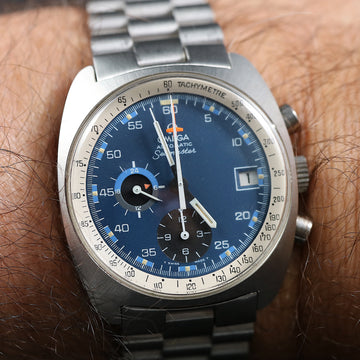 Omega Seamaster automatic chronograph reference 176.007 from 1970 with caliber 1040