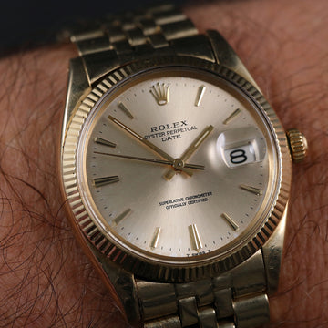 Rolex Oyster Perpetual Date 14K YG - Ref 1503 - Cal 1570 – 1968 - Serviced