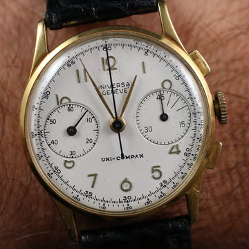 Universal Geneve Uni-Compax – 18K YG - Cal 285 – 1950’s