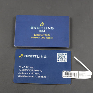 Breilting Classic AVI – P51 Mustang – Ref A23380 – Full Set - Mint