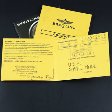 Breitling Cockpit Galactic – Ref A49350 – MOP – 2008 – Full Set