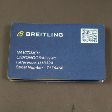 Breitling Navitimer Chronograph 41 – Ref U13324 – SS and Gold – Full Set