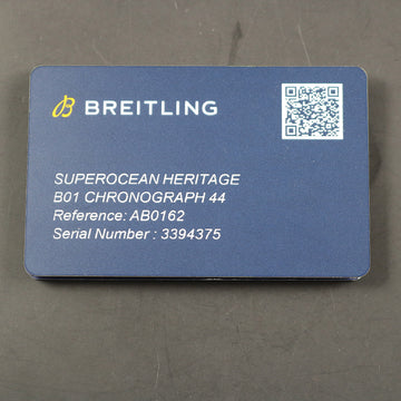Breitling Superocean Heritage 44 Chronograph – Ref AB0162 – SS – Cal B01– Full Set – Warranty until 2030