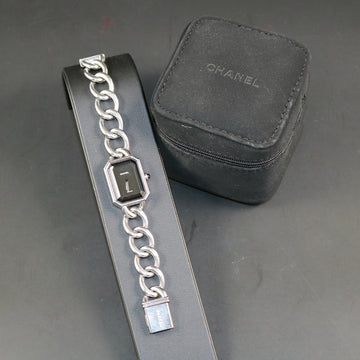 Chanel Premiere Gourmette in stainless steel with quartz movement - 1987