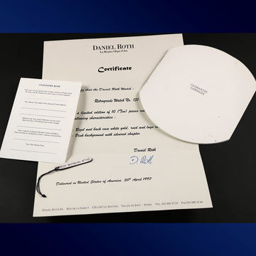 Daniel Roth Retrograde #131 – LE of 10 Pieces – White and Rose gold – Full Set