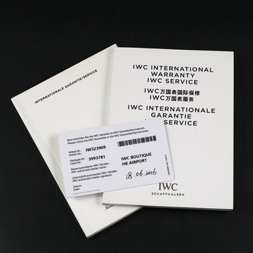 IWC – International Watch Co. – Ref IW323909 – LE 0829/1500 - 40mm - Full Set