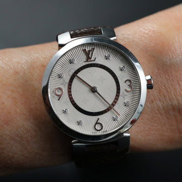 Louis Vuitton Tambour Monogram Q13MJ – Quartz – 33mm - Box