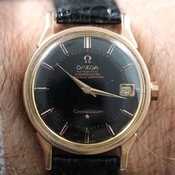 Omega Constellation Pie Pan automatic chronometer in SS/RG Cap with Cal. 561 from 1966