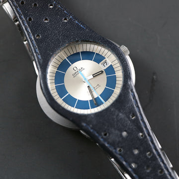 Omega Geneve Dynamic - Cal 565 - SS – 1970 – 41mm – with original bracelet and blue strap – Serviced