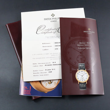 Patek Philippe Calatrava Officer 5022J-013 – 18K YG – Full Set