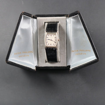 Patek Philippe Tonneau – 18K WG – Cal 9 – 1924 - Full Set - Serviced