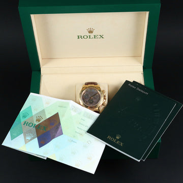 Rolex Daytona 116518 – 18K YG - MOP dial - Cal 4130 – Full Set