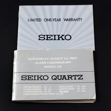 Seiko Sport 150 – Ref H601-8029 Chronograph – Quartz – 1987 - Full Set