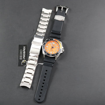 Seiko Prospex Diver Samurai – Ref SRPB97 – Orange dial – Cal 4R35 – Full Set