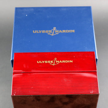 Ulysse Nardin MicheLangelo chronograph with ref 563-42 - blue dial - Serviced