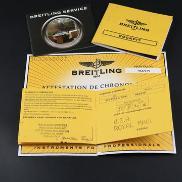 Breitling Cockpit Galactic – Ref A49350 – MOP – 2008 – Full Set