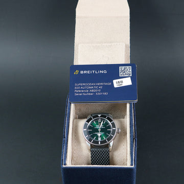 Breitling Superocean Heritage II 42 - Ref AB 2010 – SS - caliber B20 – Edition Speciale - Full Set