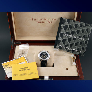 Breitling Bentley Mulliner Tourbillon chronograph Platinum – Ref L18841TB – Full Set