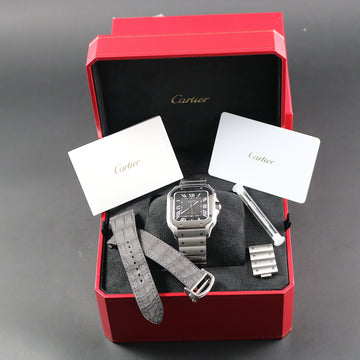 Cartier Santos – Ref WSSA0096 – SS – Cal MC 1847 – 01/2026 – Full Set