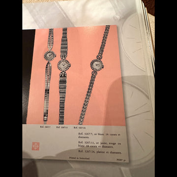 Patek Philippe Cocktail watch with diamond and sapphire – 18K WG – Cal 13.5-320 – 1960’s