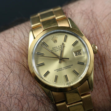 Rolex Oyster Perpetual Date Gold Plated - Ref 15505 - Cal 3035 – 1984