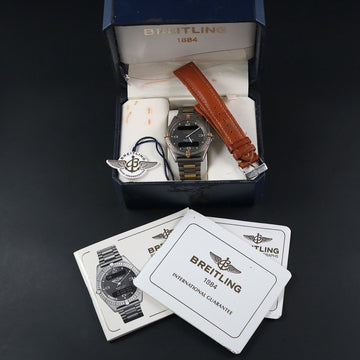 Breitling Navitimer Aerospace – Ref F56059 – Titanium and Gold -Quartz – Full Set