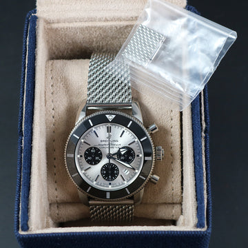 Breitling Superocean Heritage 44 Chronograph – Ref AB0162 – SS – Cal B01– Full Set – Warranty until 2030