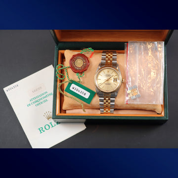 Rolex Oyster Perpetual Datejust SS and gold – Ref 16233 – 1995 – Full Set