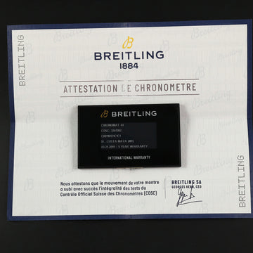 Breitling Chronomat 44 – Ref CB0110 – SS and Gold – Full Set