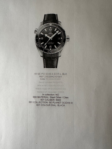 Omega Seamaster Professional Co-Axial Master Chronometer- Ref 21533442101001– Archive