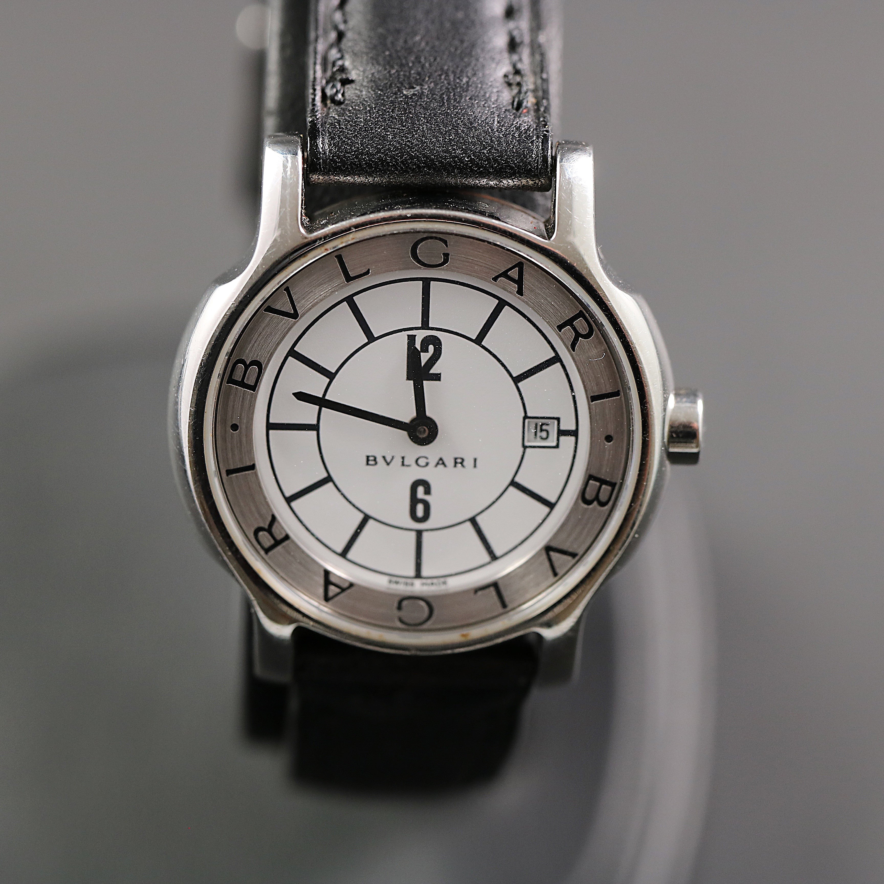Bulgari Solotempo ST 29S in stainless steel and quartz movement