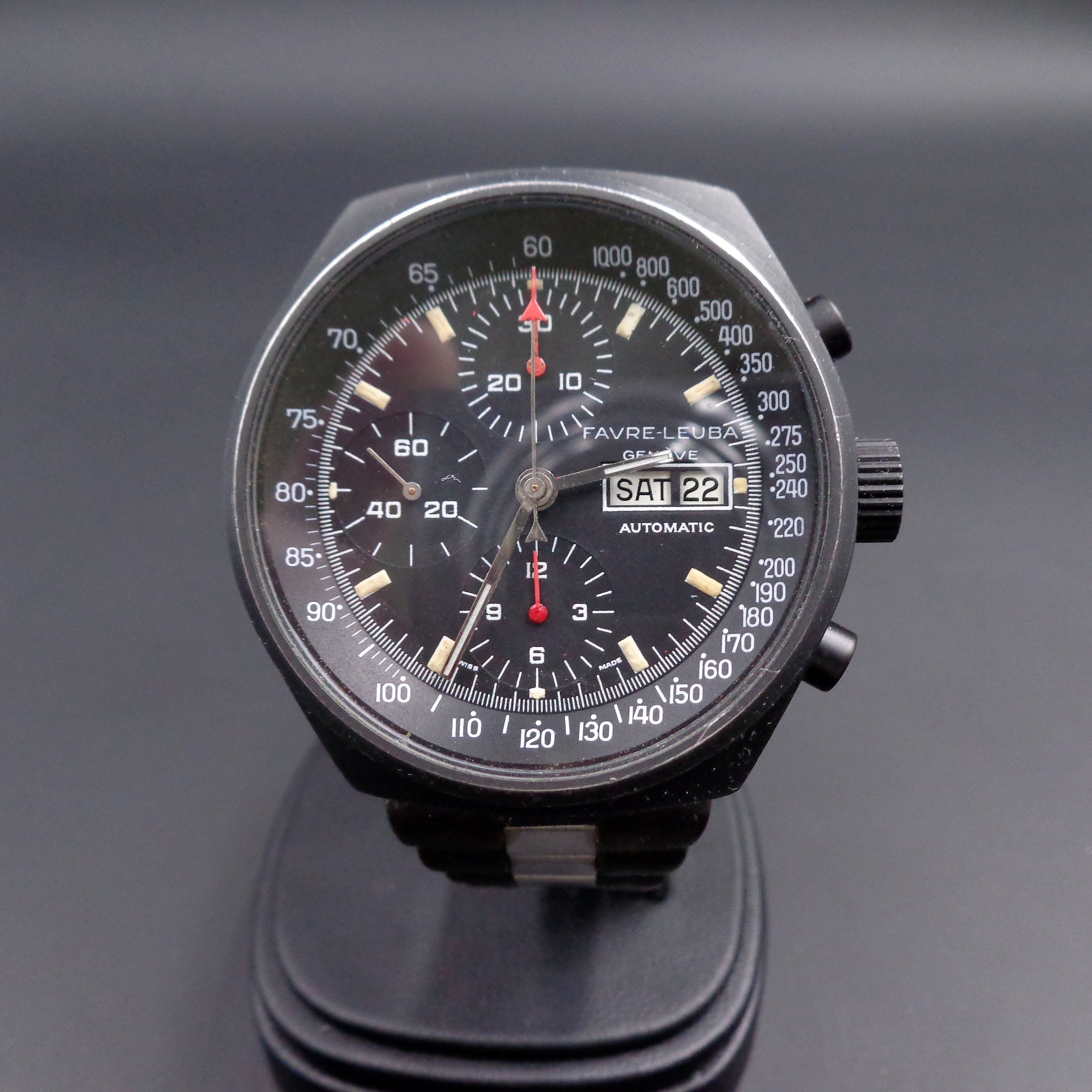 Favre Leuba chronograph from the 1970's with Valjoux 7750